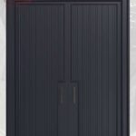 "Energy-efficient HDF door, contributing to thermal insulation and soundproofing."