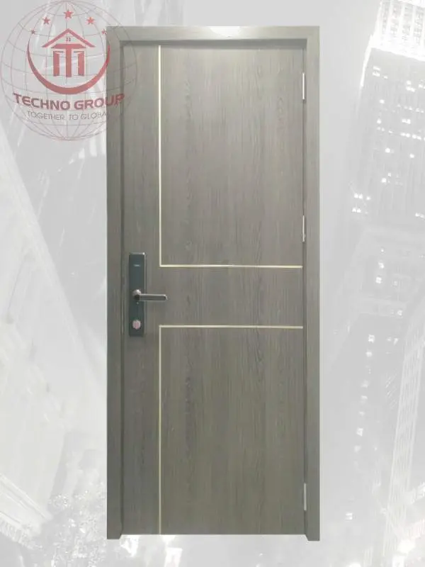 "Durable Design: A composite door blending strength and style."