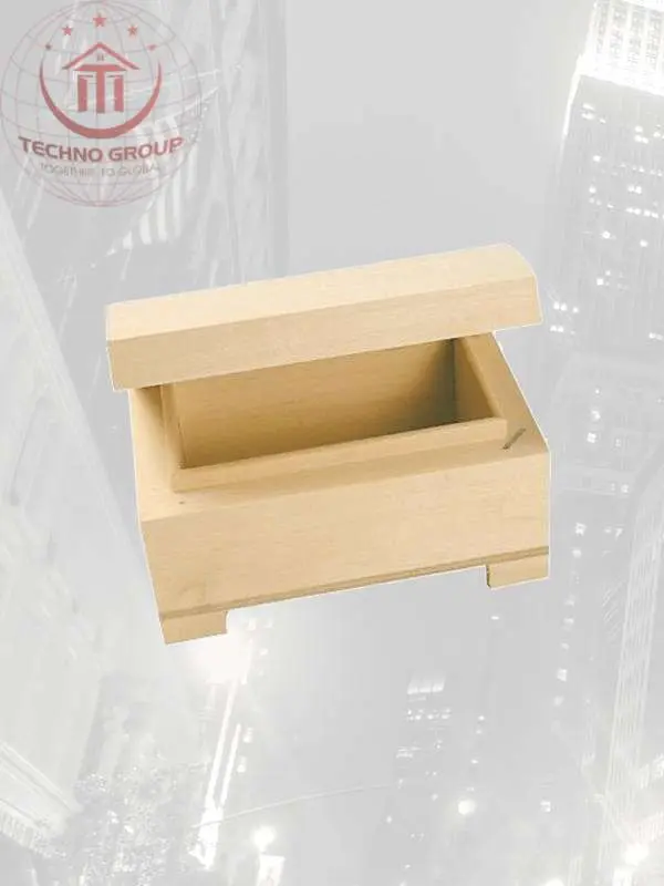 "Authentic Corsair wooden box, evoking a sense of adventure and history, perfect for storing treasures or keepsakes."