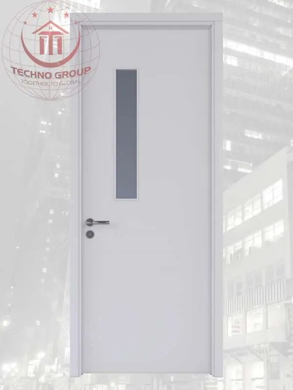 "Moisture-Resistant: Ideal for kitchens and bathrooms, melamine doors stand up to humid environments."