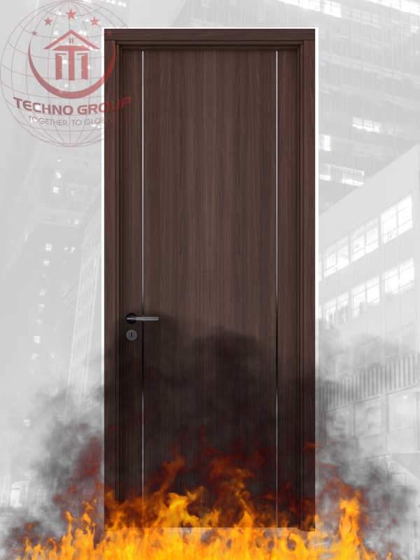 "Durability Meets Safety: Experience the best of both worlds with a melamine door engineered for 60-minute fire protection."